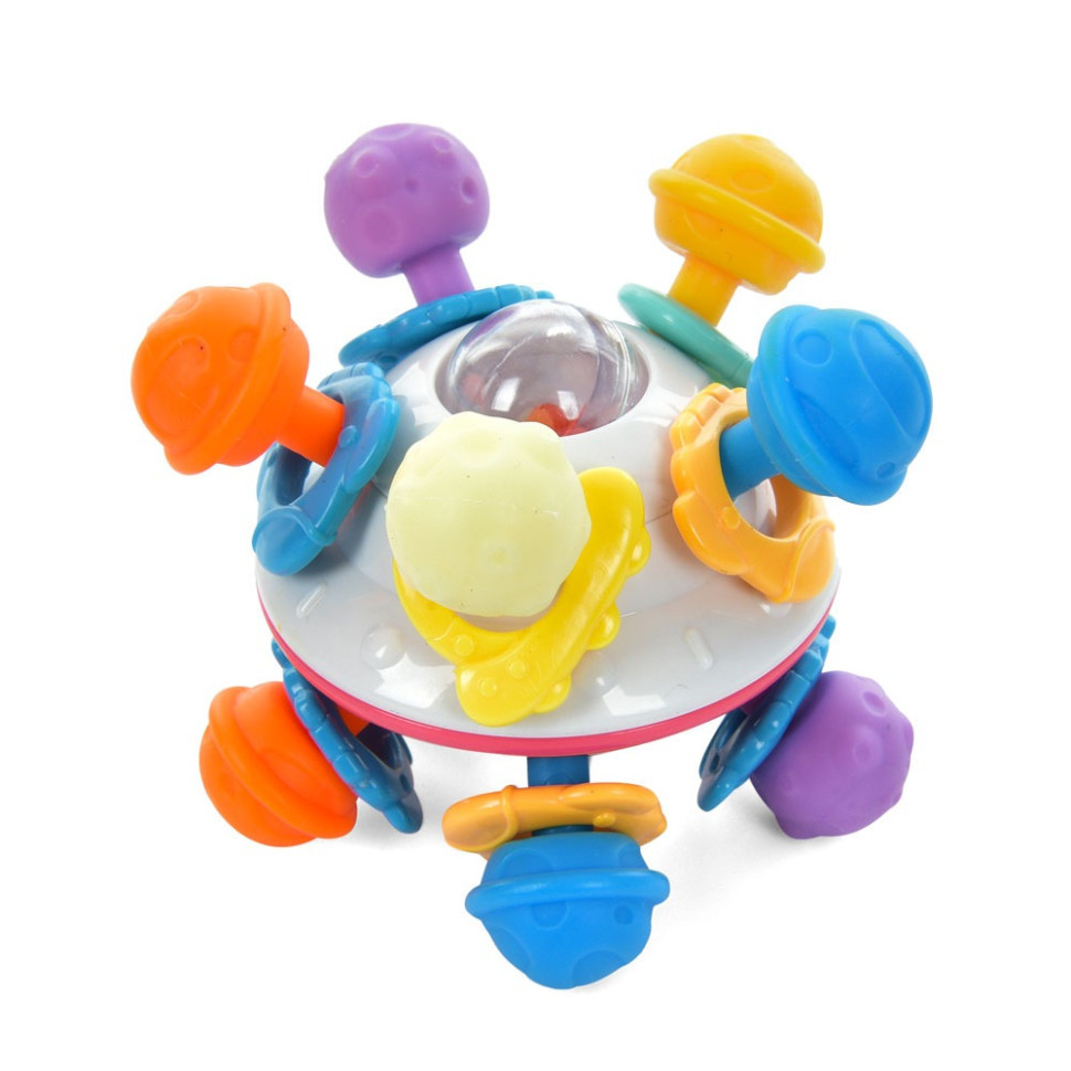 Бізіборд-брязкальце "Teether UFO" 700-L, рухомі деталі, тріскачка Вінниця - фото 1