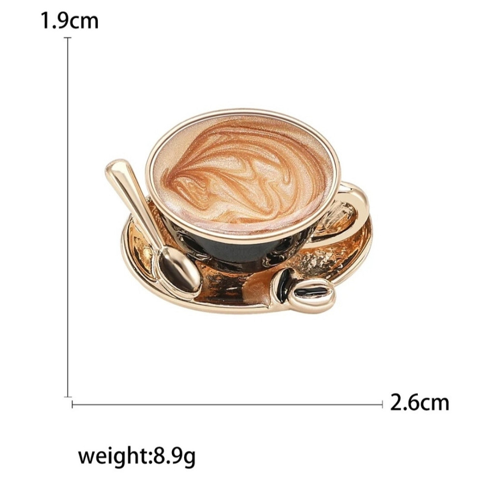 Брошка "Горнятко кави" Сміла - фото 3