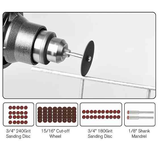Набір насадок 150 шт для дремеля з кейсом Київ
