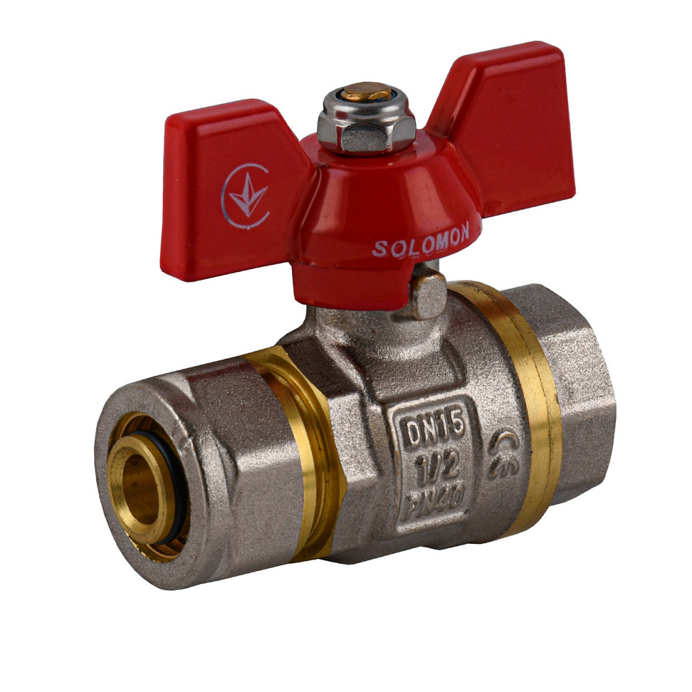 Кран шаровый SOLOMON 16х1/2″ 1184 внутр. резьба (000001239) Киев - изображение 2