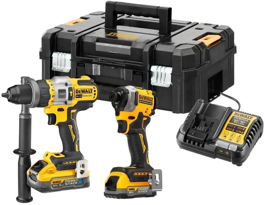 Dewalt Akumulatorowy Zestaw Combo Dcf850 + Dcd805 18V LiIon Powerstack 50Ah I 1,7Ah Xr Tstak Ii DCK2052H1E1TQW Київ - фото 1
