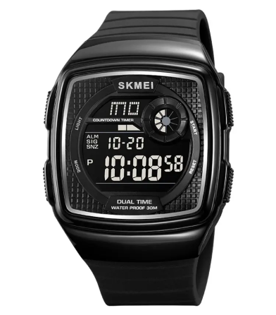 Часы мужские наручные спортивные Skmei 2208 (Черный с черным) Киев