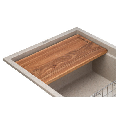 Мийка кухонна GRANADO Basic Estella terra (+ змішувач Campo LUX inox + дозатор Redondo inox + кошик + (ksg0103) Вінниця - фото 9