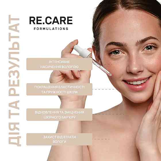Интенсивная увлажняющая сыворотка Extra Hydration Serum RE.CARE 30 мл Киев