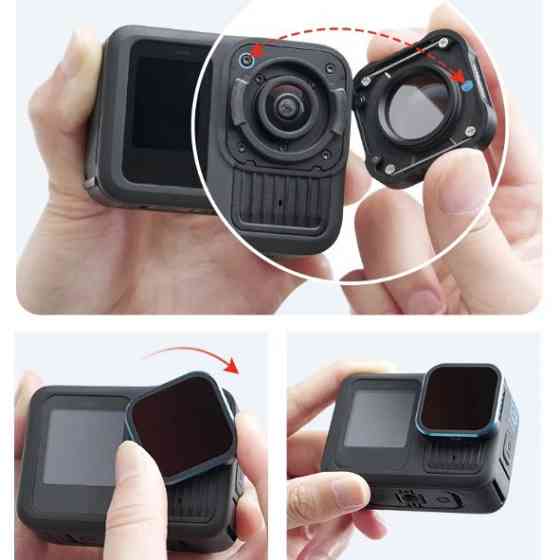 Фільтр GoPro 13 CPL поляризаційний фіксатор водонепроникний aMagisn AP13-D Київ