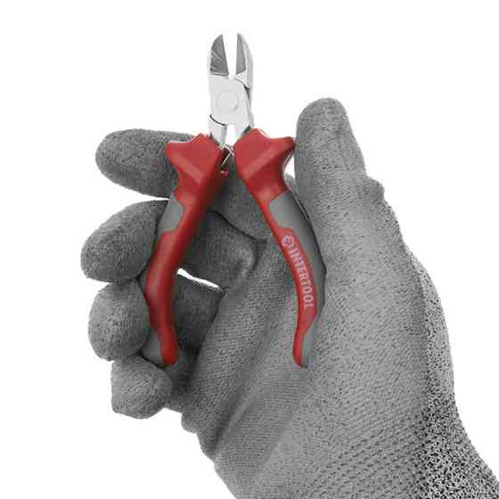 Бокорізи 115 мм, прецизійні, комбіновані рукоятки INTERTOOL NT-0104 Киев