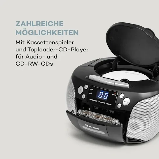 Бумбокс Auna Harper CD Boombox з Німеччини Уцінка Дніпро - фото 6