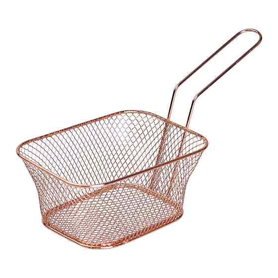 Zhongjing Кошик сервірувальний для картоплі фрі та снеків 14×10×6 см Рожевий HP-19-9-R Киев