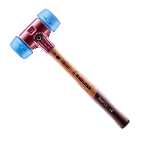 Молоток HALDER Simplex 3001 насадки із синього поліуретану Одеса