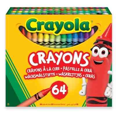 Карандаши цветные Crayola воскові, 64 шт (52-6448) Винница