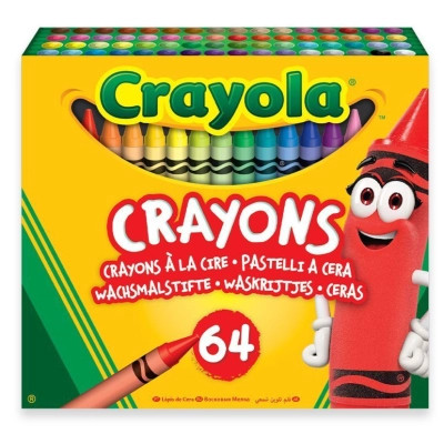 Карандаши цветные Crayola воскові, 64 шт (52-6448) Винница - изображение 1