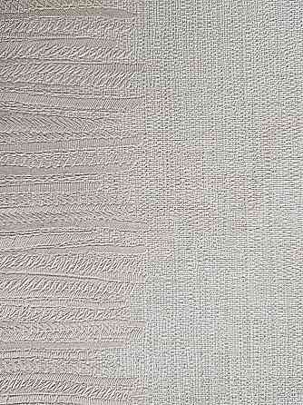 Шпалери метрові вінілові на флізелін Grandeco Poem смуги широкі структурні молочні золотисті Київ