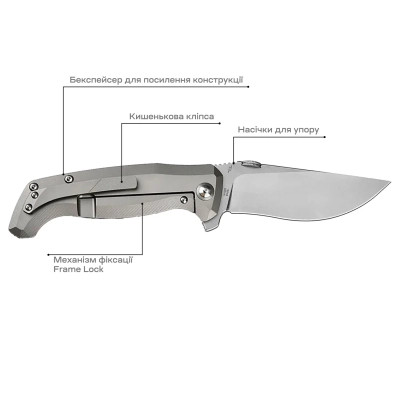 Ніж Artisan Kami S35VN Micarta (1864G-ODG) Вінниця - фото 5