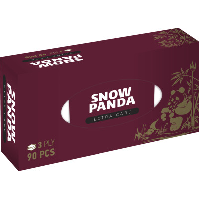 Серветки косметичні Сніжна Панда Extra Care 3 шари 90 шт. (4820183971210) Вінниця - фото 1