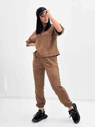 Жіночий костюм з турецької двунитки петля з ефектом tie dye "George"| Батал| Розпродаж моделі Київ