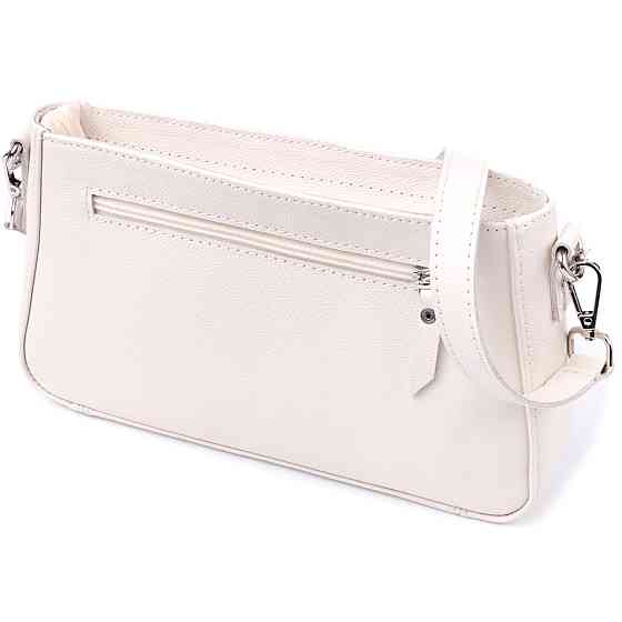 Сумка багет с цепочкой и съемным ремешком из натуральной кожи (SHVIGEL) Киев