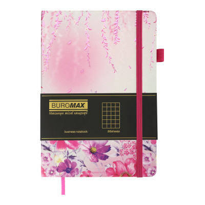 Книга записна Buromax Cherie 96 аркушів А5 у клітинку рожевий (BM.295105-10) Вінниця - фото 2