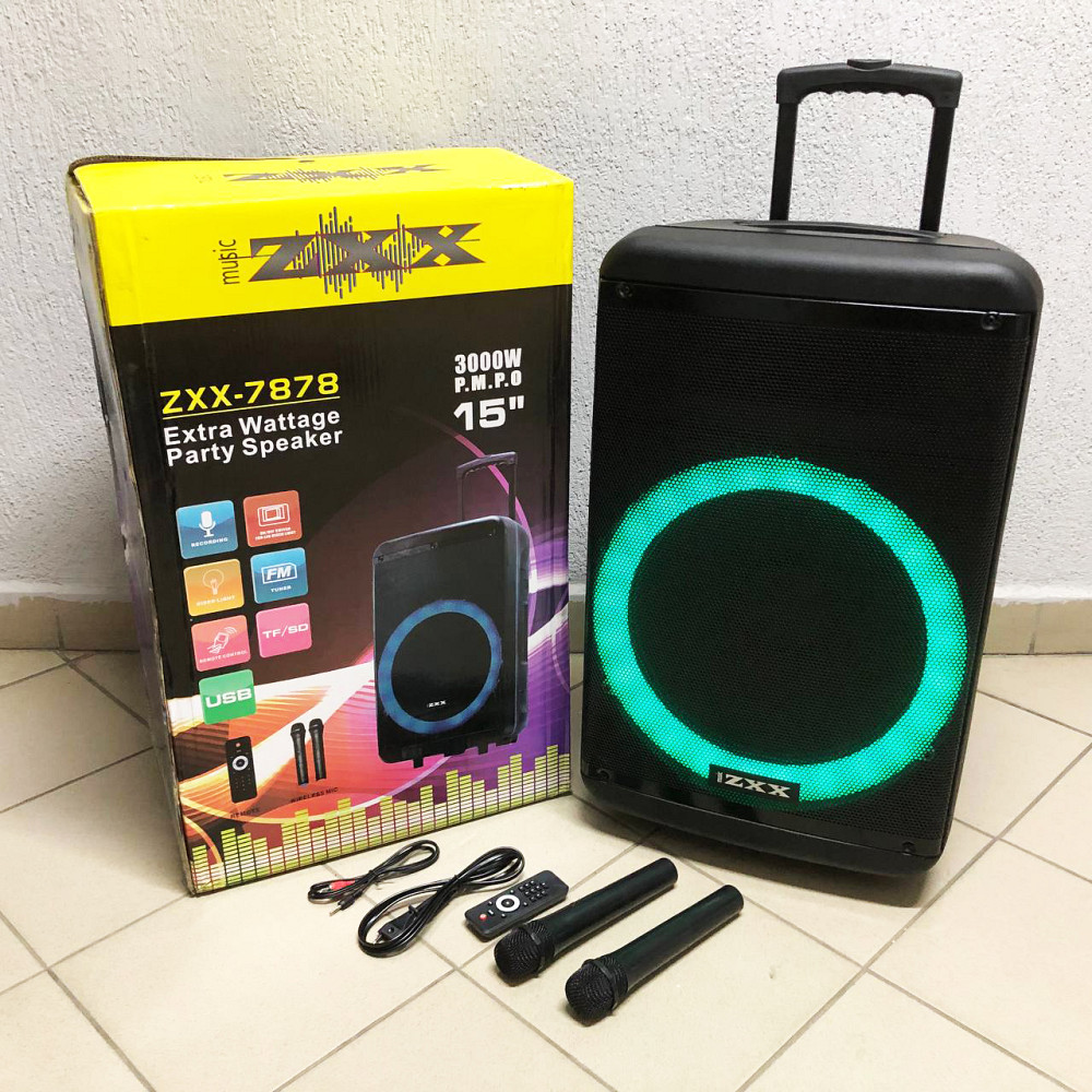 Портативная акустическая система ZXX-7878, Bluetooth колонка с функцией радио, Очень мощная колонка LR-79 Львов - изображение 5