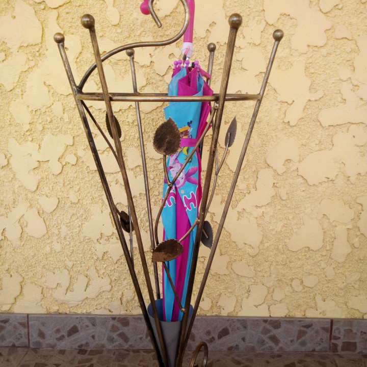 Парасольник кований M-036 підставка для парасоль, під парасолі Київ - фото 2