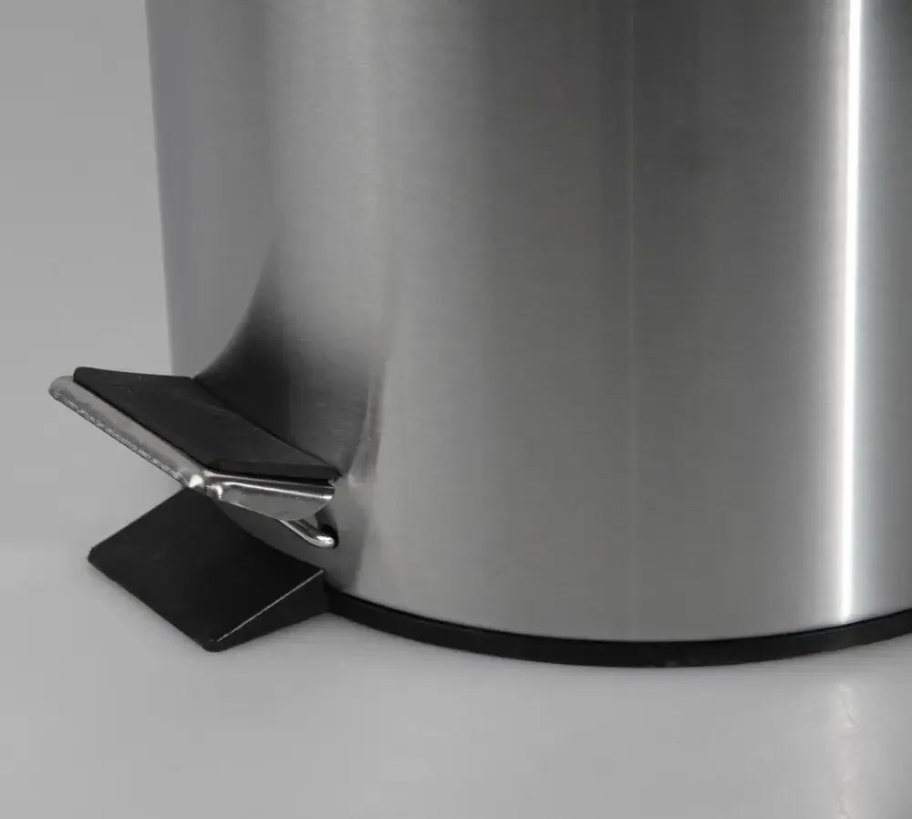 Відро для сміття кругле Zerix Solo-TC0105 SS Color мале 5 л колір нерж. сталь (ZX5897) Чернівці - фото 9