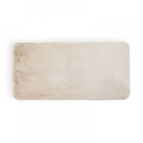 Килимок для підлоги з еко-хутра ТМ Dariana Elegant 75*150 см ванільно-бежевий Житомир - фото 1