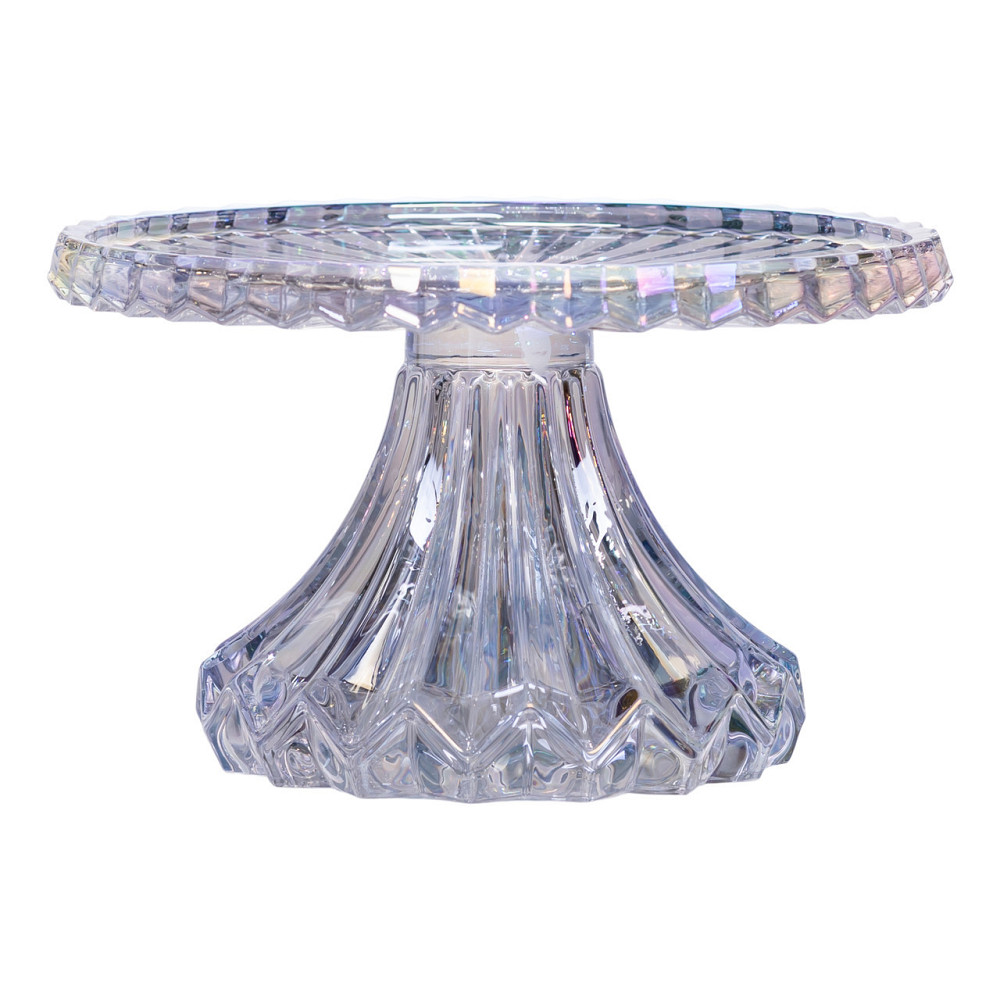 Стеклянная тортовница на ножке Ø19 см Киев - изображение 2