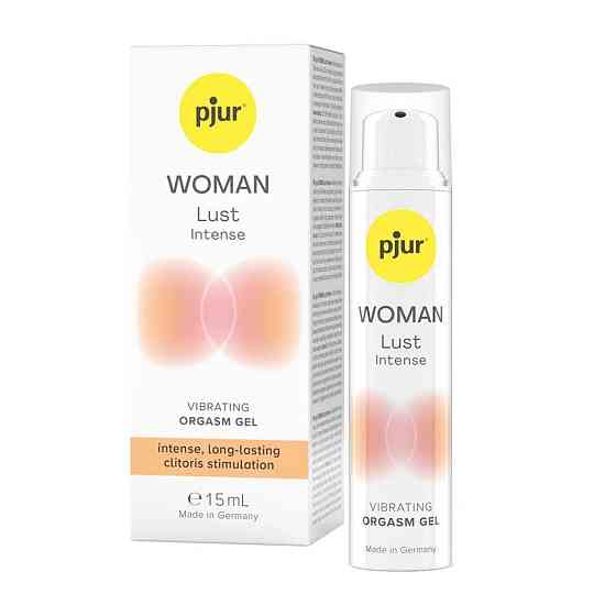 Рідкий вібратор pjur Woman Lust Intense 15 мл, на водній основі, ефект мурашок, посилена формула Sex Aura Київ