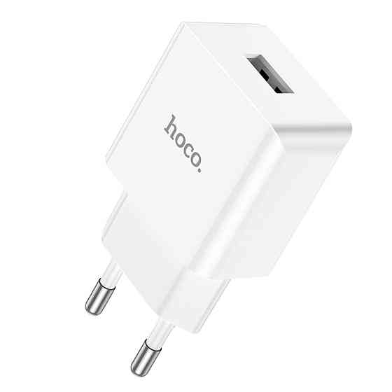 Мережевий зарядний пристрій HOCO C106A Leisure single port charger White Київ