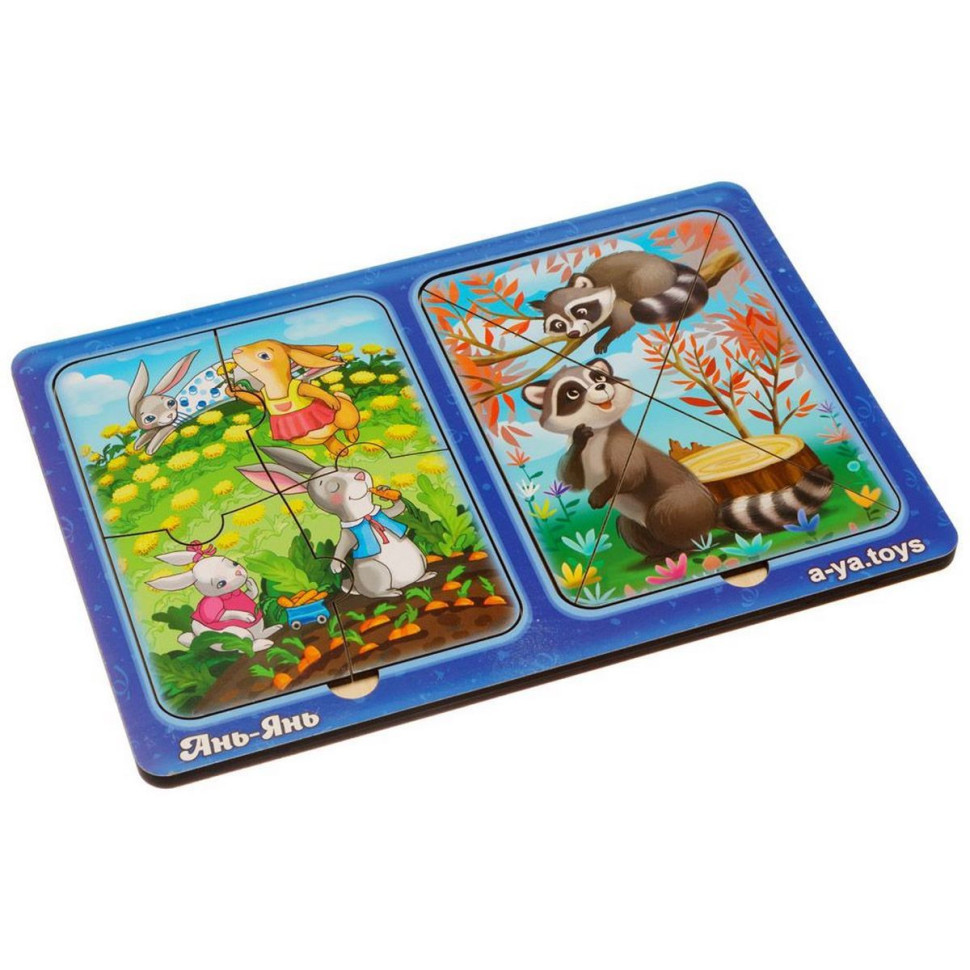 Деревянный пазл-вкладыш 