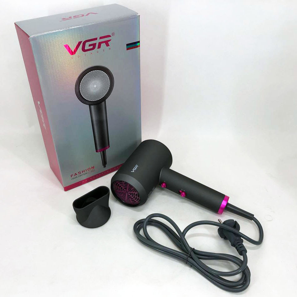 Фен для укладки с холодным обдувом VGR, Фен профессиональный домашний для волос Фены сушки волос ZK-57 Львов - изображение 9