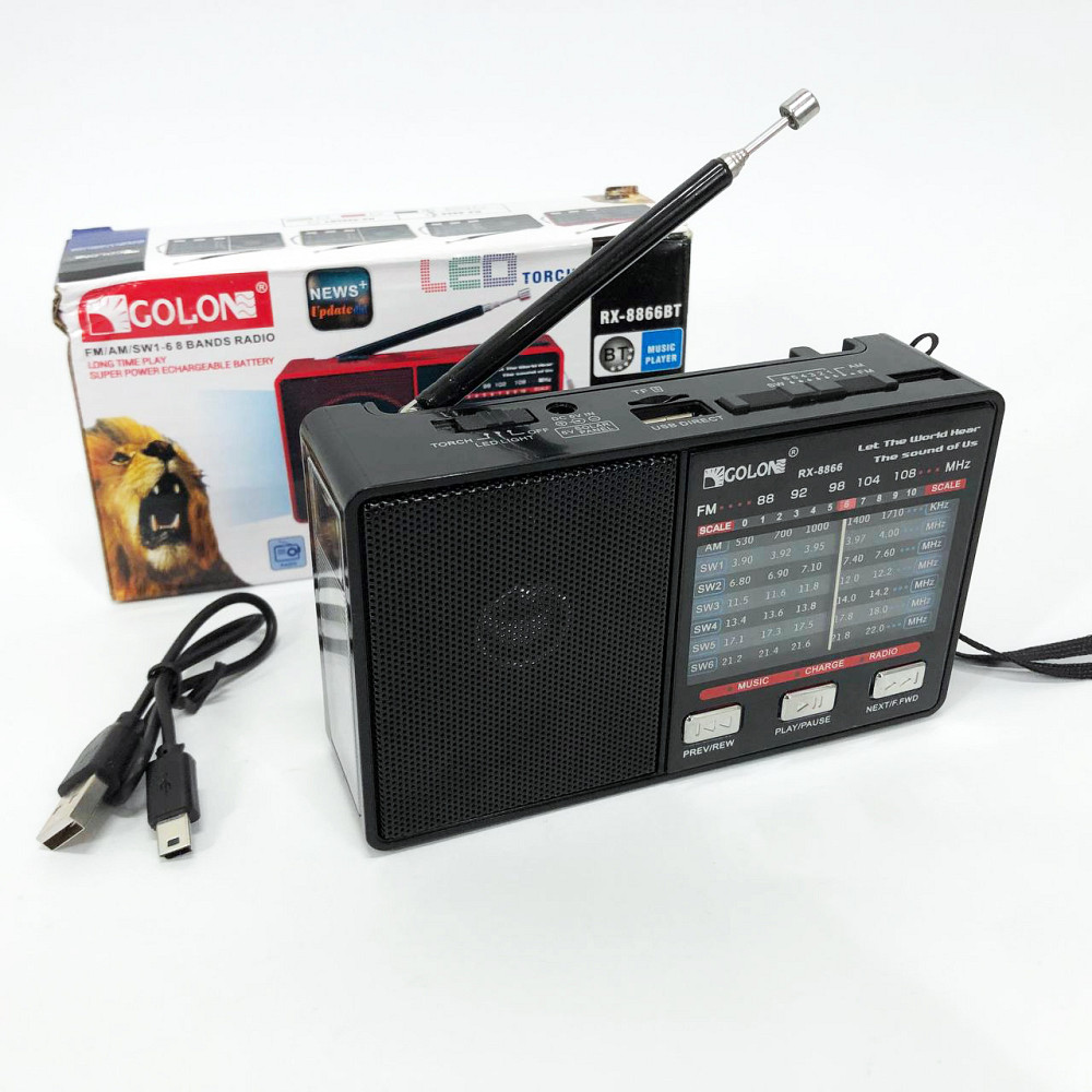 Всеволновой радио приемник GOLON, Радиоприемник от сети 220 аналоговый, Радио с встроенным MP3 плеером OL-28 Львов - изображение 11