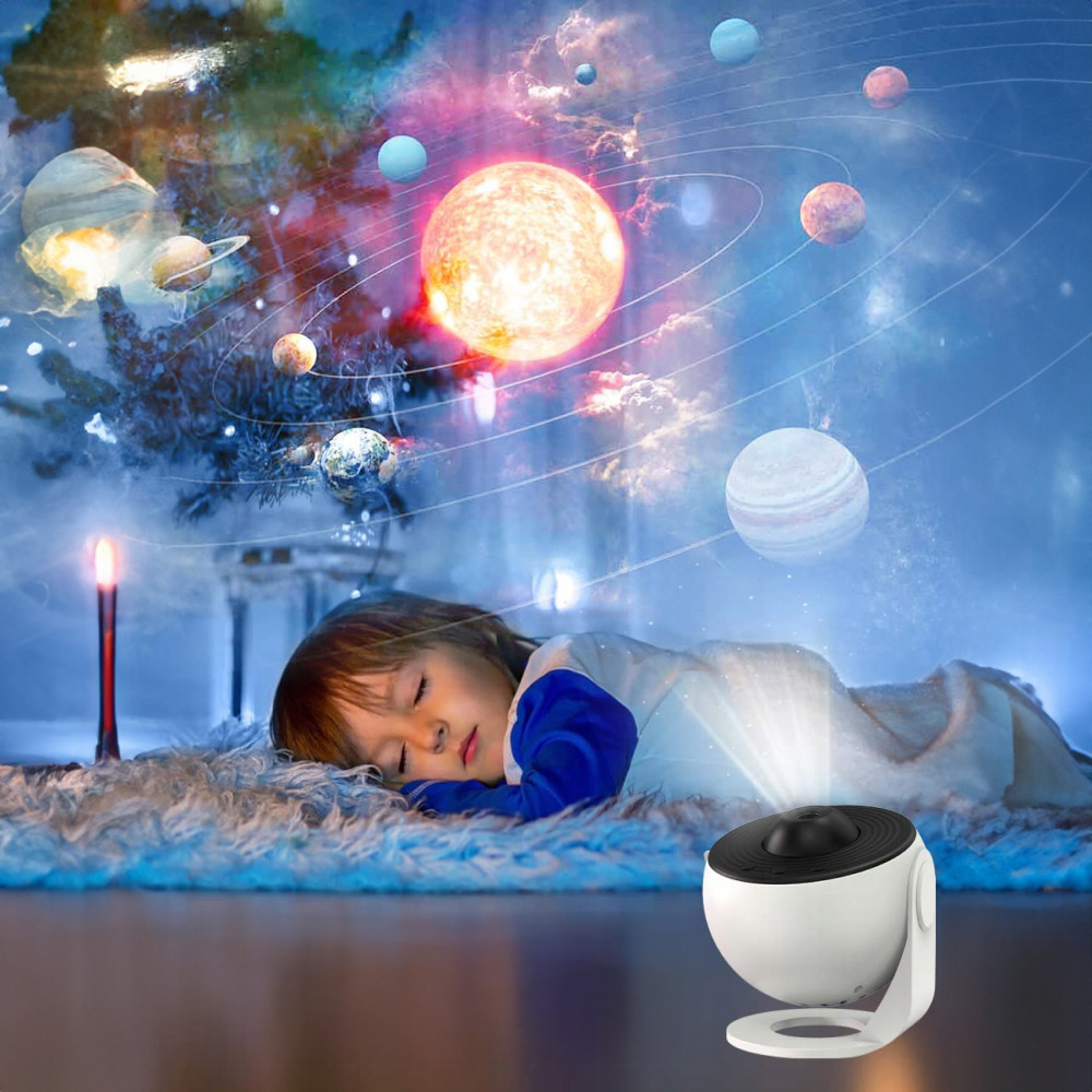 Проектор звездного неба 12 картриджей, от USB, Белый / Ночник звездное небо Киев - изображение 3