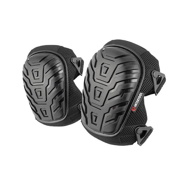 Наколінники захисні, накладки протиковзкі з ПВХ, тканина 600D, гелеві подушки, неопренові ремені INTERTOOL SP-0053 Київ - фото 1