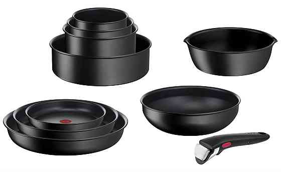 Набір посуду Tefal Ingenio Unlimited 13 предметів (L7639002) ( Чорний ) Харьков