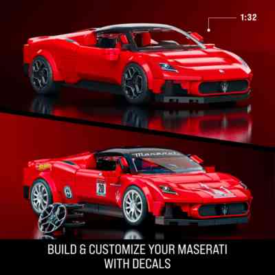Конструктор Mattel Brick Shop Hot Wheels Speed Maserati 250 деталей (JFR90) Вінниця