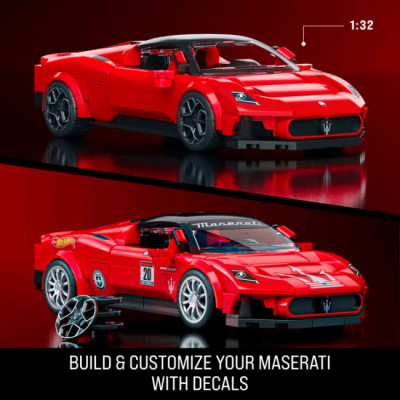 Конструктор Mattel Brick Shop Hot Wheels Speed Maserati 250 деталей (JFR90) Вінниця - фото 2