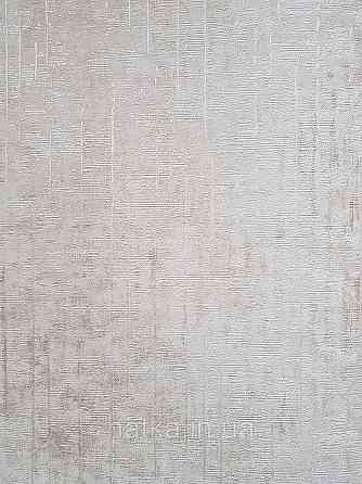 Шпалери метрові вінілові на флізеліні Sintra Structure під штукатурку бежеві золотисті смужки з глянцем 405017 Київ