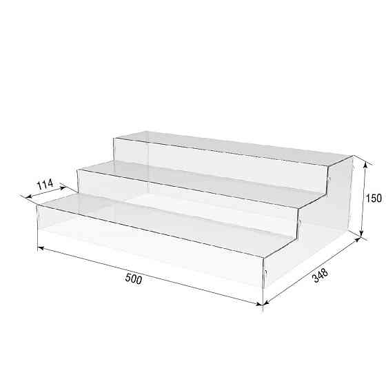 Товарна горка EKOSTAR на 3 сходи 500x348x150 Київ