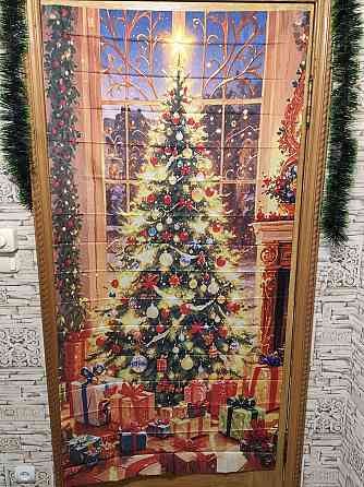 Банер на двері Різдвяний 