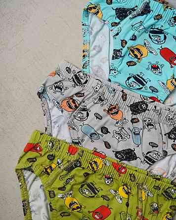 Трусики дитячі на хлопчика — Дрібні монстрики (5 шт. в уп) Nicoletta 41618 4-5 Київ