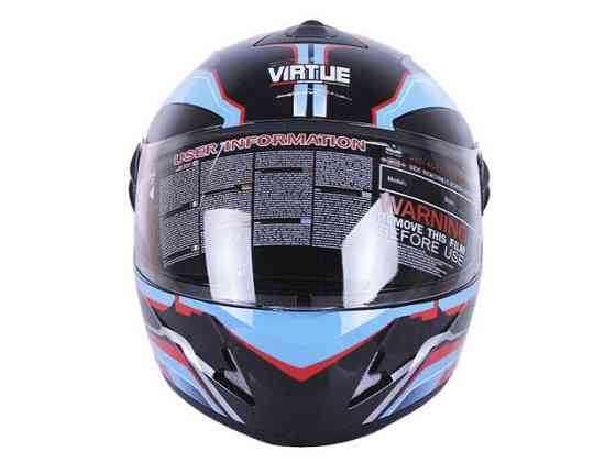 Мотошлем интеграл MD-800 (черно-голубой, size L) Мукачево