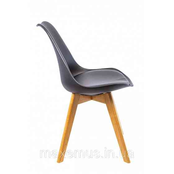 Кресло кухонное для дома и кафе бонро B4 8 7 обеденный стул со спинкой современный стул для кухни черный Мостиська