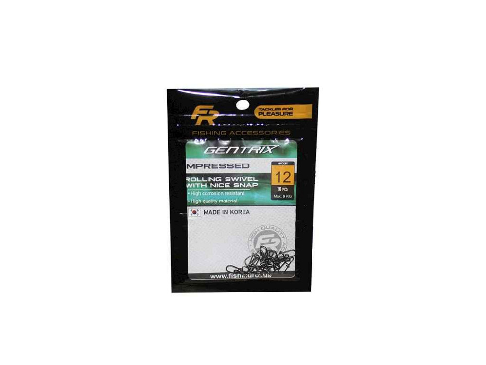 Застежка с карабином No12 9кг. (10шт/уп) арт.707-03-12 ТМ FISHING ROI Solmir Киев - изображение 1