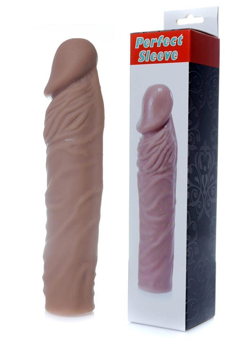 Насадка на член - Perfect Sleeve Mulatto, +4 см Sex Aura Киев - изображение 1