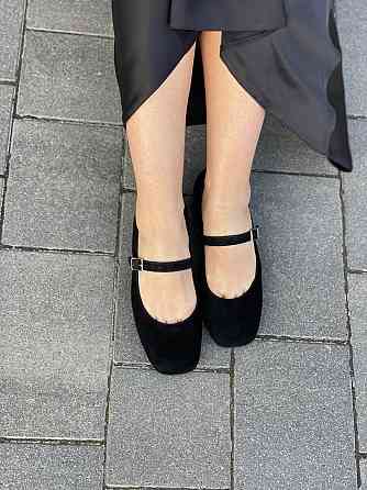 Zemira Балетки жіночі ZEMIRA 33-7 чорні (весна-осінь, замша натуральна) (5418) 40 Коломыя