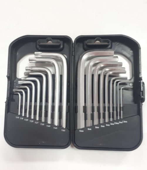 Набор шестигранников и звёздочек 18 пр. Alloid НШТ-1818 Винница - изображение 1