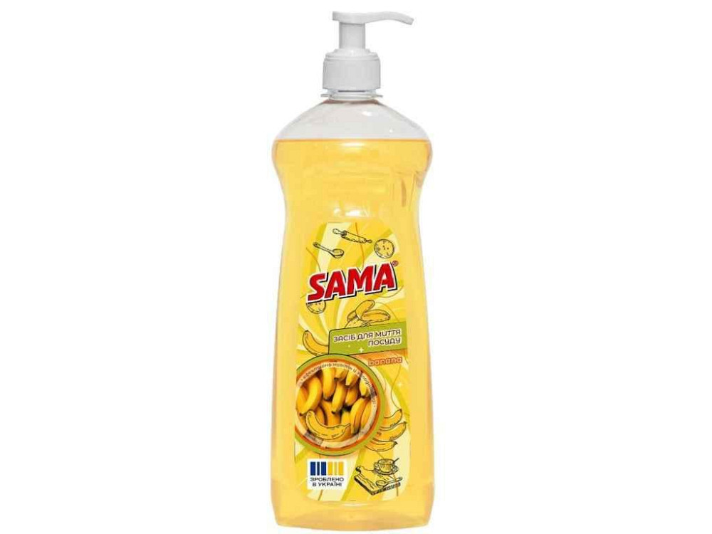 Засіб для миття посуду 1л Banana ТМ SAMA Київ - фото 1
