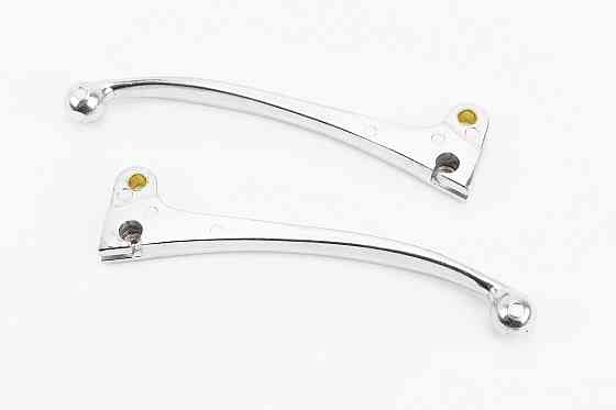 Важелі керма ліве, праве к-кт 2шт (під зчеп./барабан. гальмо) "хром" Київ