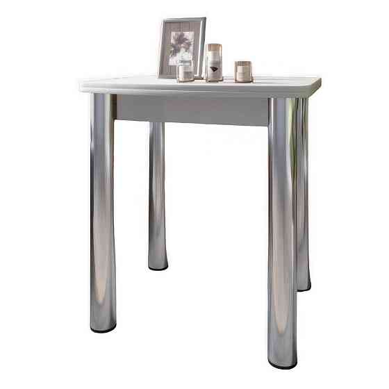 Обеденный стол раскладной LION Нота Мини Нимфея Альба 60x70/70x120 (LION-041300) Львов