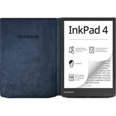 Чехол для электронной книги Pocketbook 743 Charge cover blue (N-QI-PU-743G-NB-WW) Винница